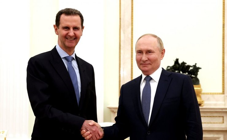 Башар Асад та Володимир Путін